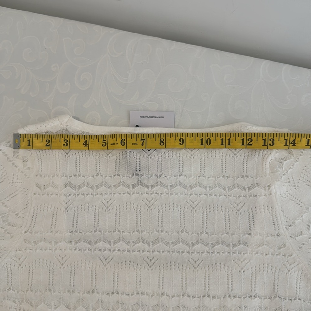 Princess Polly Valor Crop Open Knit Top. Size 12 - Picture 12 of 16